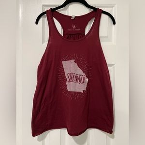 Rock ‘n’ Roll - Savannah marathon & half tank top.